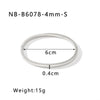 Retro French Literature And Art Style Geometric Zircon Bracelet Stainless Steel With 18K Real Gold Electroplating Non Fading Waterproof Anti Allergy