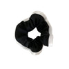 Retro French Style Pu Leather Scrunchie Handmade Fashion Hair Tie Simple Elegant Hair Accessory For Women