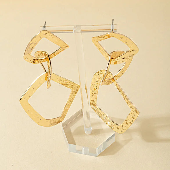 Ins Style Luxurious Lady Geometric Alloy Women'S Earrings