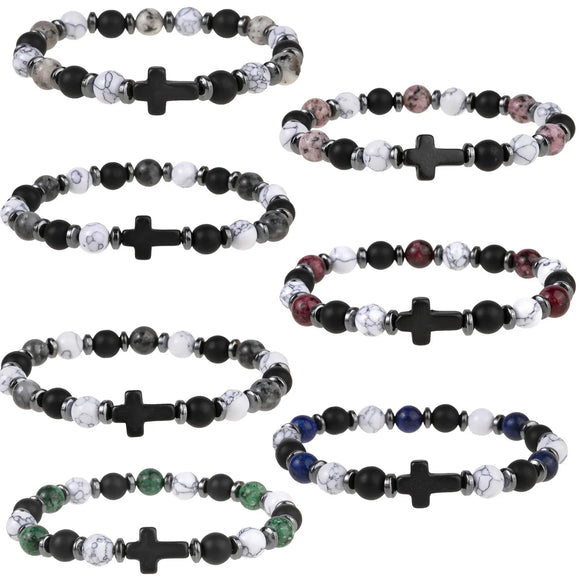 Retro Geometric Beaded Unisex Bracelets