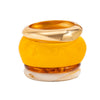Retro Geometric Glossy Resin And Acrylic Wide Bracelet With Electroplating