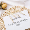 Retro Geometric Gold Tone Alloy Side Hair Clips Electroplated Simple Bangs Hairpins Versatile Women's Hair Accessories Set