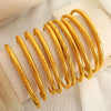 Retro Geometric Hollow Striped 316L Stainless Steel Bracelet Polished And Electroplated