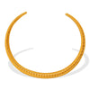 Retro Geometric Hollow Striped 316L Stainless Steel Bracelet Polished And Electroplated