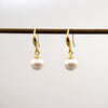 Retro Geometric Imitation Pearl Handmade Women's Earrings