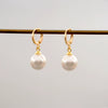 Retro Geometric Imitation Pearl Handmade Women's Earrings