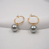 Retro Geometric Imitation Pearl Handmade Women's Earrings