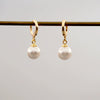 Retro Geometric Imitation Pearl Handmade Women's Earrings