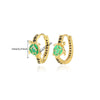 Retro Gold Plated Turtle Earrings Copper Animal Design Set With Diamonds Unisex