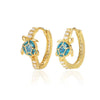 Retro Gold Plated Turtle Earrings Copper Animal Design Set With Diamonds Unisex