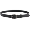 Retro Gun Black Alloy Buckle Faux Leather Fashion Belt For Women All Match Thin Jeans Style