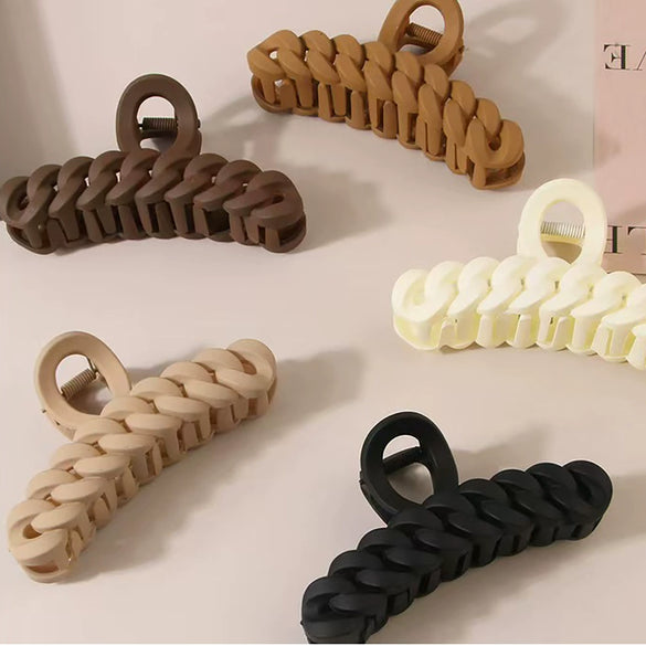 Retro Hair Clip Ps Material Baking Varnish Style For Women