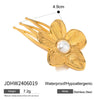 Retro Hairpin Stainless Steel Starfish Pattern Electroplated For Women