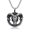 Retro Hammer Stainless Steel Pendant Necklace