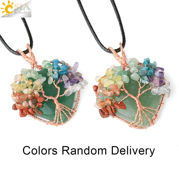 Retro Handmade Agate Heart Shaped Pendant Colorful Crystal Style Semi Precious Stone Unisex Jewelry