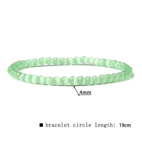 Retro Handmade Crystal Bead Stretch Bracelet With Geometric Design Unisex Fashion Jewelry