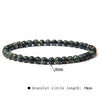 Retro Handmade Crystal Bead Stretch Bracelet With Geometric Design Unisex Fashion Jewelry