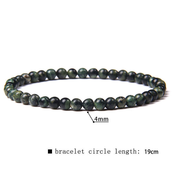 Retro Handmade Crystal Bead Stretch Bracelet With Geometric Design Unisex Fashion Jewelry