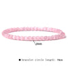 Retro Handmade Crystal Bead Stretch Bracelet With Geometric Design Unisex Fashion Jewelry