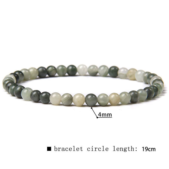 Retro Handmade Crystal Bead Stretch Bracelet With Geometric Design Unisex Fashion Jewelry