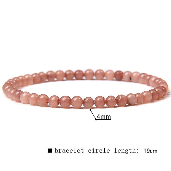 Retro Handmade Crystal Bead Stretch Bracelet With Geometric Design Unisex Fashion Jewelry