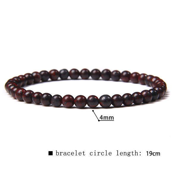 Retro Handmade Crystal Bead Stretch Bracelet With Geometric Design Unisex Fashion Jewelry