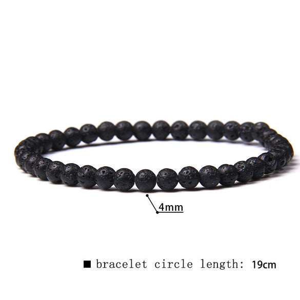Retro Handmade Crystal Bead Stretch Bracelet With Geometric Design Unisex Fashion Jewelry