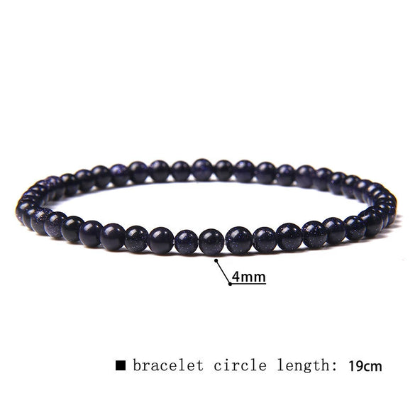 Retro Handmade Crystal Bead Stretch Bracelet With Geometric Design Unisex Fashion Jewelry