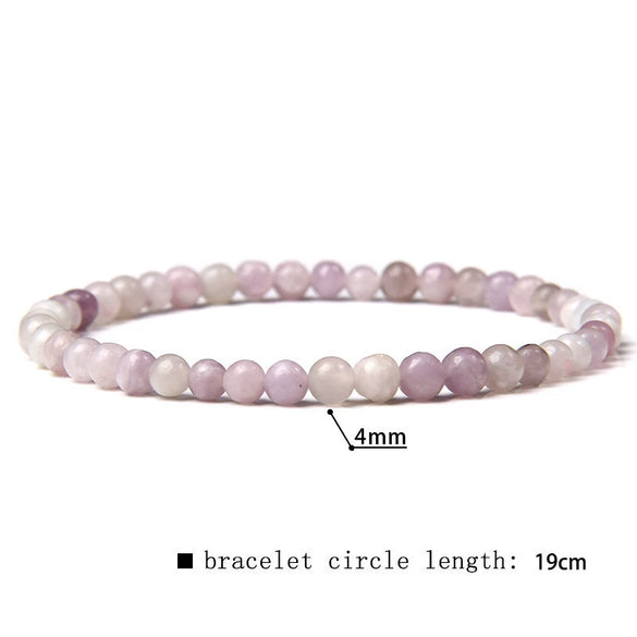Retro Handmade Crystal Bead Stretch Bracelet With Geometric Design Unisex Fashion Jewelry
