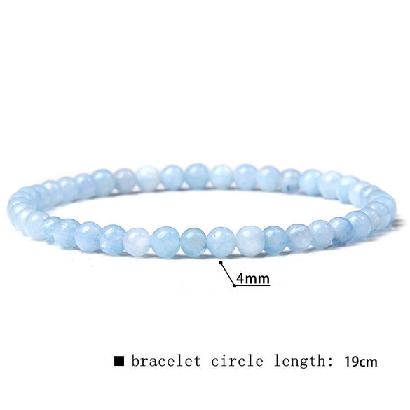 Retro Handmade Crystal Bead Stretch Bracelet With Geometric Design Unisex Fashion Jewelry