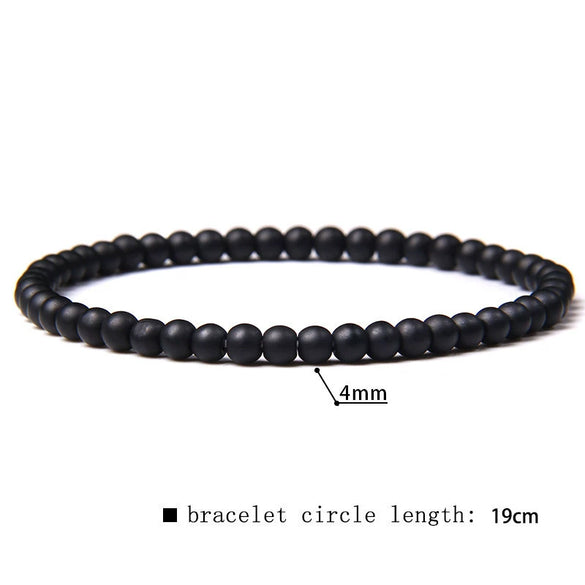 Retro Handmade Crystal Bead Stretch Bracelet With Geometric Design Unisex Fashion Jewelry
