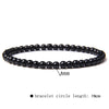 Retro Handmade Crystal Bead Stretch Bracelet With Geometric Design Unisex Fashion Jewelry