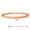 Retro Handmade Crystal Bead Stretch Bracelet With Geometric Design Unisex Fashion Jewelry