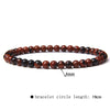 Retro Handmade Crystal Bead Stretch Bracelet With Geometric Design Unisex Fashion Jewelry