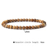 Retro Handmade Crystal Bead Stretch Bracelet With Geometric Design Unisex Fashion Jewelry