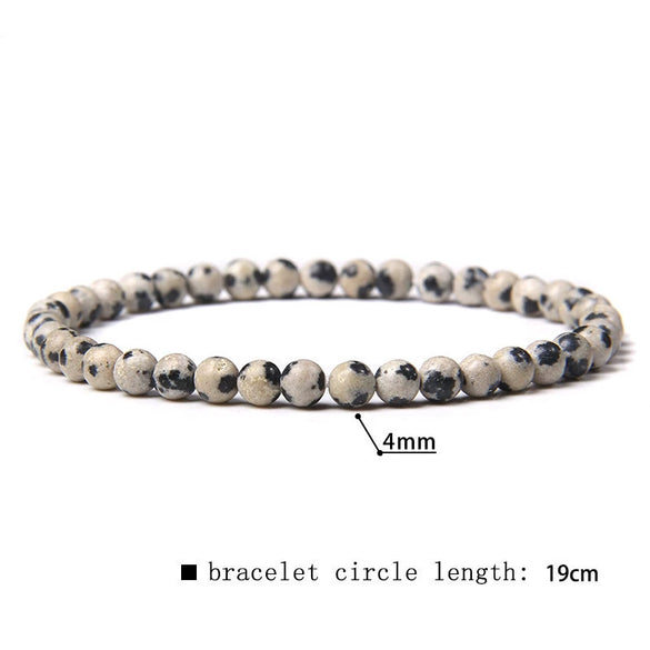 Retro Handmade Crystal Bead Stretch Bracelet With Geometric Design Unisex Fashion Jewelry
