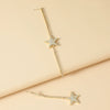 Retro Heart And Animal Motif Asymmetric Earrings With Alloy Drip Oil Design And Silver Needle Posts Fashion Jewelry