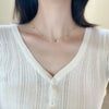 Retro High-end Necklace Simple Gold-plated Clavicle Chain Niche Design Necklace