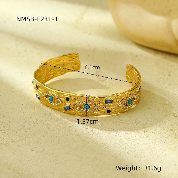 Retro Highgrade Stainless Steel And Titanium Steel Electroplating Bracelet Jewelry