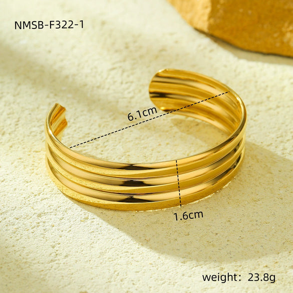 Retro Highgrade Stainless Steel And Titanium Steel Electroplating Bracelet Jewelry