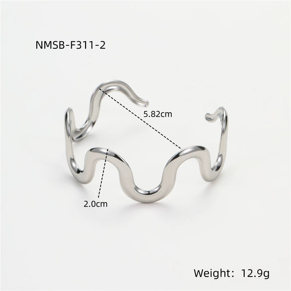 Retro Highgrade Stainless Steel And Titanium Steel Electroplating Bracelet Jewelry