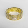 Retro Hollow Metal Constellation Ring With Electroplated Finish Unisex Fashion Jewelry