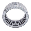 Retro Hollow Metal Constellation Ring With Electroplated Finish Unisex Fashion Jewelry