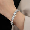 Retro Hollow 316L Stainless Steel Goldplated Diamond Inlaid Turquoise Bracelet Jewelry