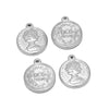 Retro Hydraulic Stainless Steel Queen Relief Pendant Jewelry Accessories