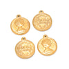 Retro Hydraulic Stainless Steel Queen Relief Pendant Jewelry Accessories