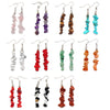 1 Pair Retro Irregular Plating Natural Stone Drop Earrings