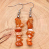 1 Pair Retro Irregular Plating Natural Stone Drop Earrings