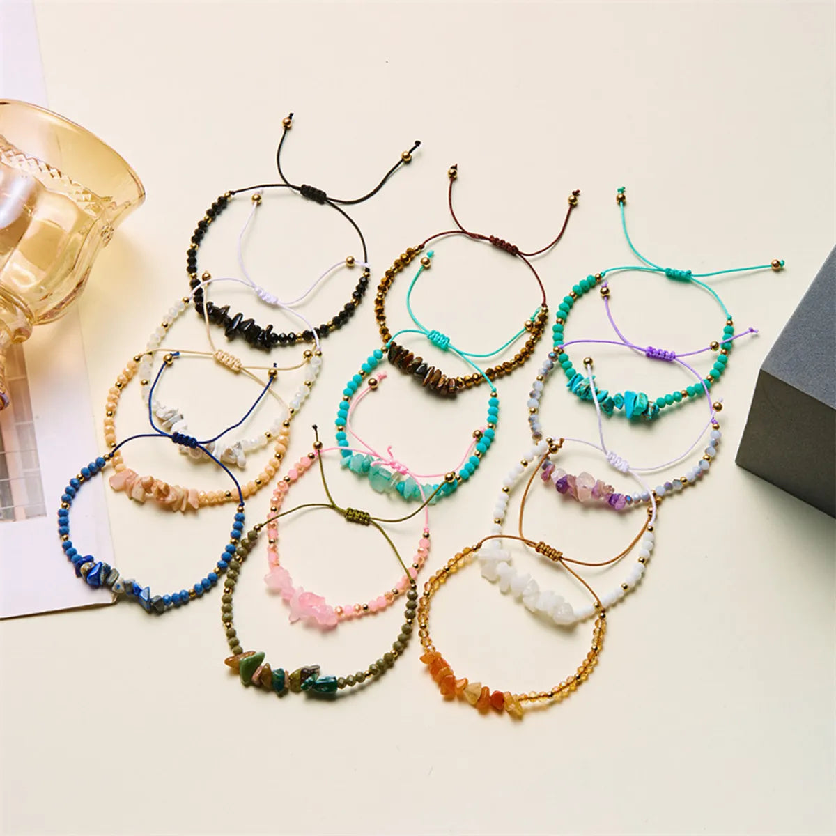 Wholesale Retro Irregular natural stone rope Bracelets In Bulk – GoodDiy
