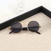 Retro Jaguar Pc Round Frame Full Frame Men'S Sunglasses